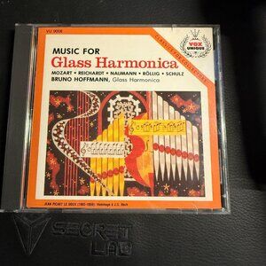 Music For Glass Harmonica CD By Bruno Hoffmann TESTED